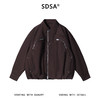 SDSA秋冬新款痞帅男装高街风字母拉链翻领羽绒服外套百搭时尚休闲 商品缩略图0