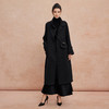QH942斯尔丽2025新款含山羊绒羊毛大衣廓形松弛配斜跨小包长款大衣 商品缩略图3