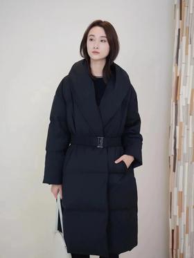 【高品质私服】【IC羊毛混纺平纹布翻领腰带羽绒服】天然面料 手感细腻舒适 妥帖亲肤【无标出货 介意慎拍】-CC