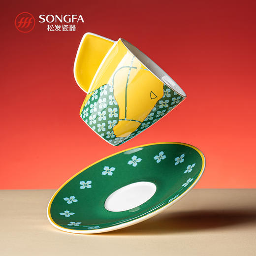 8头唐风骏影咖啡杯碟套组 商品图5