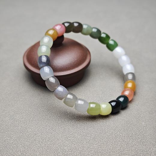 特惠！和田玉多宝老型珠直切多宝手串 1122-20 商品图2