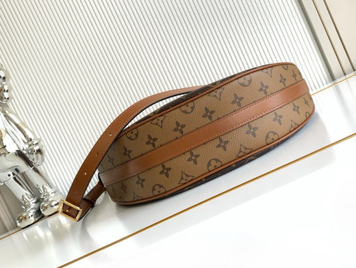 秋冬特惠💰1330 渠道级LV 老花粗面料【全钢五金 MB163c01变码芯片】te级LV 全套包装 M46311老花拼黄花 Loop Hobo 手袋 商品图3