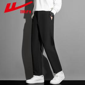 回力休闲裤男士2025春季新款百搭西裤韩版修身九分裤潮流黑色长裤