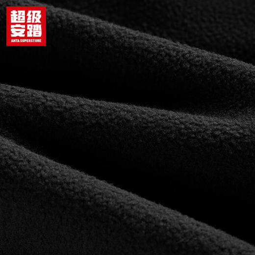 超级安踏儿童加绒运动裤女童秋冬保暖舒适简约休闲长裤子大童362546509U 商品图3