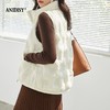 90白鸭绒立领拉链无袖加厚羽绒服马甲 商品缩略图2
