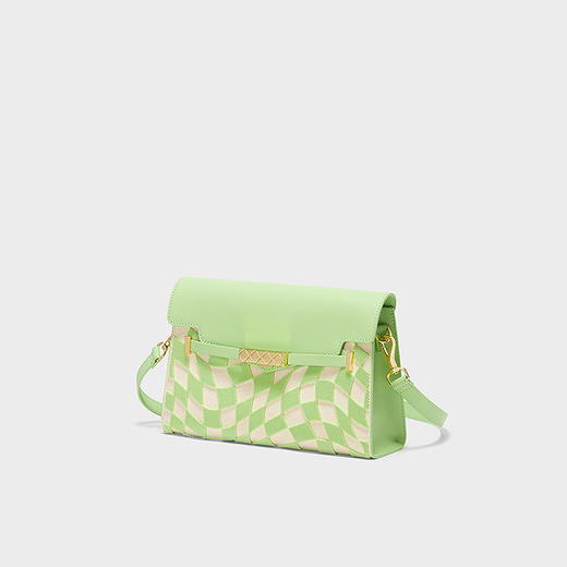 1004615303210 CHARLES&KEITH 女士拼色棋盘格单肩斜挎包CK2-20270943【270 * 80 * 0 mm】 商品图2