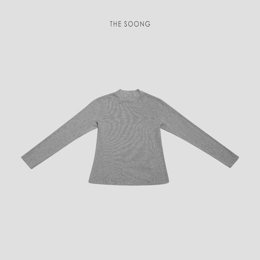 THESOONG|"暖意刚需"50s水磨克什米尔羊绒四针十六线长袖上衣HWTX8267 商品图7