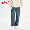 回力工装牛仔裤男2025春季宽松阔腿长裤美式高街直筒休闲裤子男款 商品缩略图9