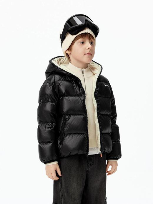 【云粉节】8楼摩安珂儿童little MO&Co.25年冬季新款90%绒子拒水鸭绒连帽男女同款羽绒外套KBE4EIN012【吊牌价：1099 元 ，活动价：989元】 商品图5