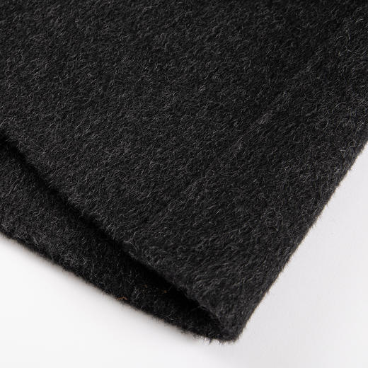 QH951斯尔丽25新款针织镶嵌配色进口小亮片大翻领收腰放摆气质长款大衣 商品图7