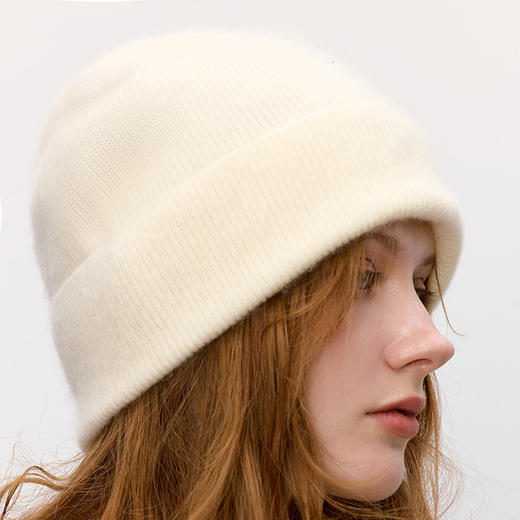 东黎 • 童心未远 山羊绒冬季拉毛针织帽子 5414 商品图2