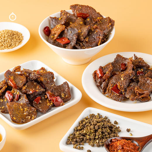 企鹅市集|重庆开州椒麻牛肉干 大块原切牛肉 麻辣鲜香 多口味可选 越嚼越香 商品图10
