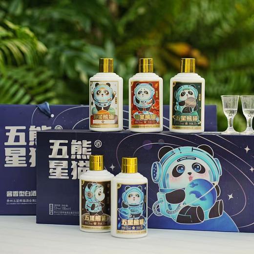【外企客户悔单五星熊猫酱香白酒】✅天生五行，地生五谷，酒酿五香，10年老酒：醇香四溢  💢3D国风高档礼盒，福利、团队、商务送礼绝绝子-ZTDJ 商品图5