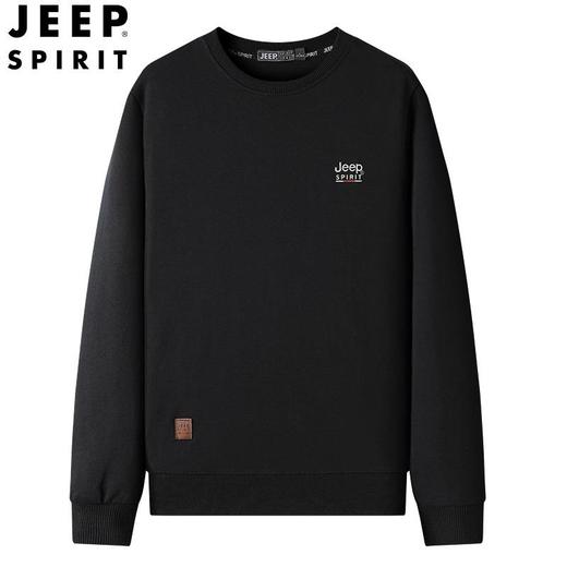 JEEP SPIRIT春秋圆领长袖T恤男运动宽松卫衣男潮牌7151新款（主推） 商品图4