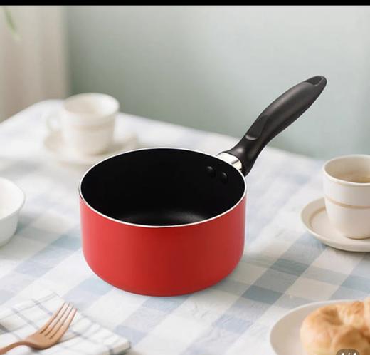 【春上新】[一口价]  10楼菲仕乐    菲仕乐14厘米樱桃红不沾小煎锅小奶锅/2个装      吊牌价668元    活动价99元 商品图1