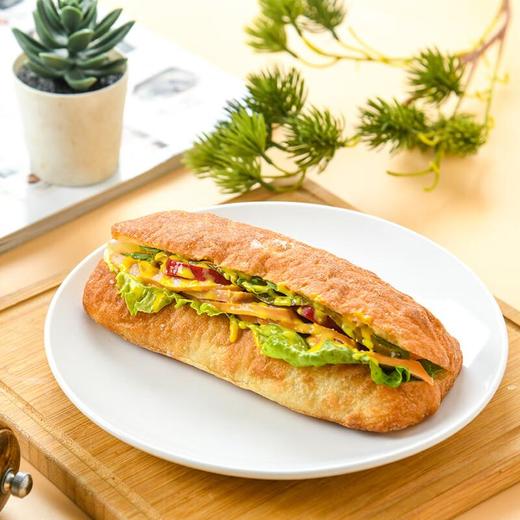 烟熏鸡肉恰巴塔三明治140g/份（欧包夹心） 商品图1