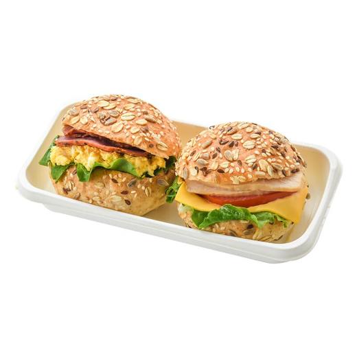 全麦杂粮汉堡三明治/盒（全麦三明治） 商品图3