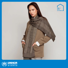 心艺手作：故土经纬围巾 BOE Meh scarf in rock