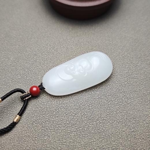 新疆和田玉且末料白玉小佛牌 1122-7 商品图5
