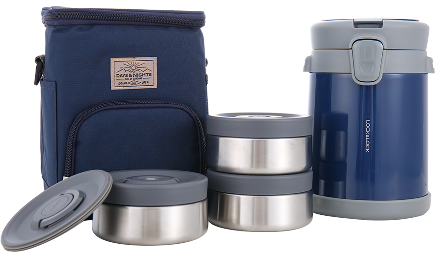 6943819105747  乐扣乐扣Lock&Lock 大容量保温桶便携背带便当盒保温饭盒