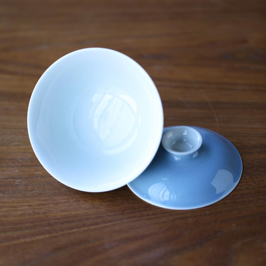 【曰何】 云色盖碗（天蓝） 商品图3