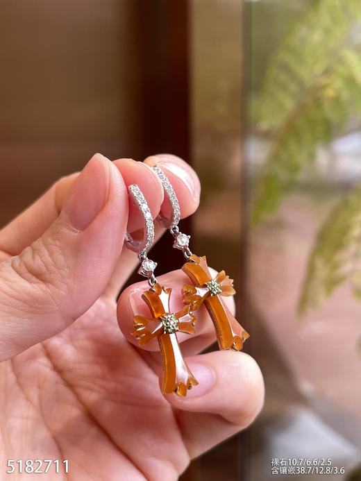 5182711，十字架耳坠。具体价格微信咨询 商品图2