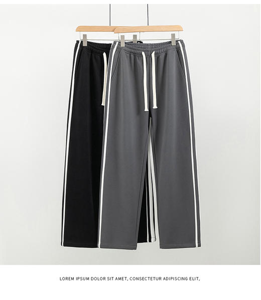 【GZ】无忧购冬季加绒直筒运动裤宽松青少年男生休闲长裤29063JR（截单后5-7天发货） 商品图3