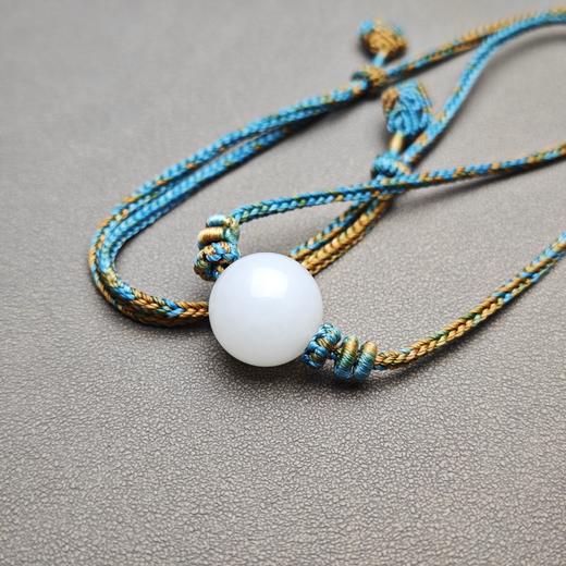 新疆和田玉且末料羊脂玉勒子锁骨链 1122-5（一个） 商品图5