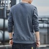 JEEP SPIRIT秋冬加绒加厚圆领男运动宽松卫衣加绒上衣HL7151B（主推） 商品缩略图2