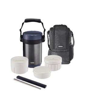 6926497340365 膳魔师THERMOS 不锈钢保温饭盒便携大容量多层上班族带饭保温桶TCBG-2000F