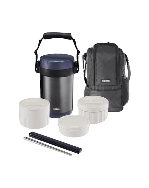 6926497340365 膳魔师THERMOS 不锈钢保温饭盒便携大容量多层上班族带饭保温桶TCBG-2000F 商品图0