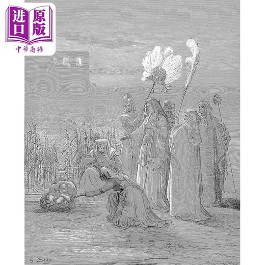【中商原版】The Dore Bible Illustrations 进口艺术 多雷插画黑白版画 商品图3