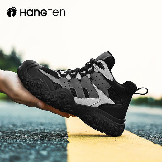 HANGTEN欢腾秋冬女鞋防滑缓震高帮厚底户外丑萌靴保暖运动鞋G5366010DD 商品图5