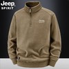 JEEP SPIRIT男士新款卫衣长袖上衣外套百搭立领摇粒绒春秋SS7639 商品缩略图3