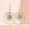 心艺手作：皇冠金“努苏姆”系列耳环 Crown Gold Nuusum Earrings in Blue/Pink/Teal 商品缩略图2