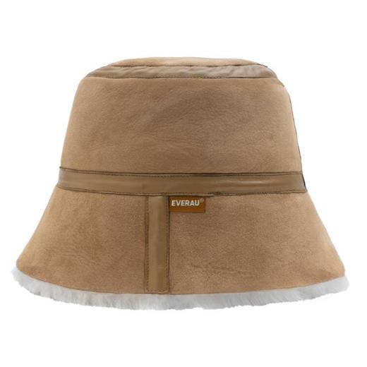 【澳洲品牌】EVERAU   羊皮毛拼接盆帽渔夫帽EAA042 商品图0