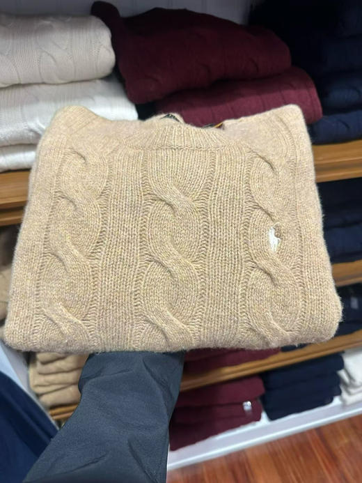 999 黑五巨折💢羊绒麻花🐏🇺🇸✨Ralph Lauren拉夫劳伦麻花羊毛针织衫🤍柔软90%羊毛+10%山羊绒，细腻又保暖 商品图6