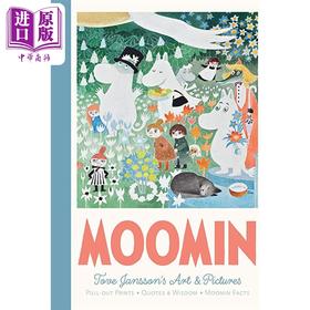【中商原版】Tove Jansson Moomin Pull-Out Prints 姆明绘本画合集 英文原版 进口图书 儿童绘本 故事图画书 姆明