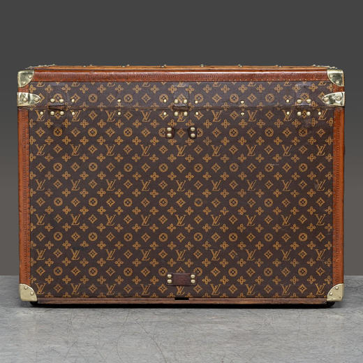独角鹿西洋古董1920年代法国顶级奢侈品牌路易威登出品Monogram帆布经典老花款帽箱 商品图2