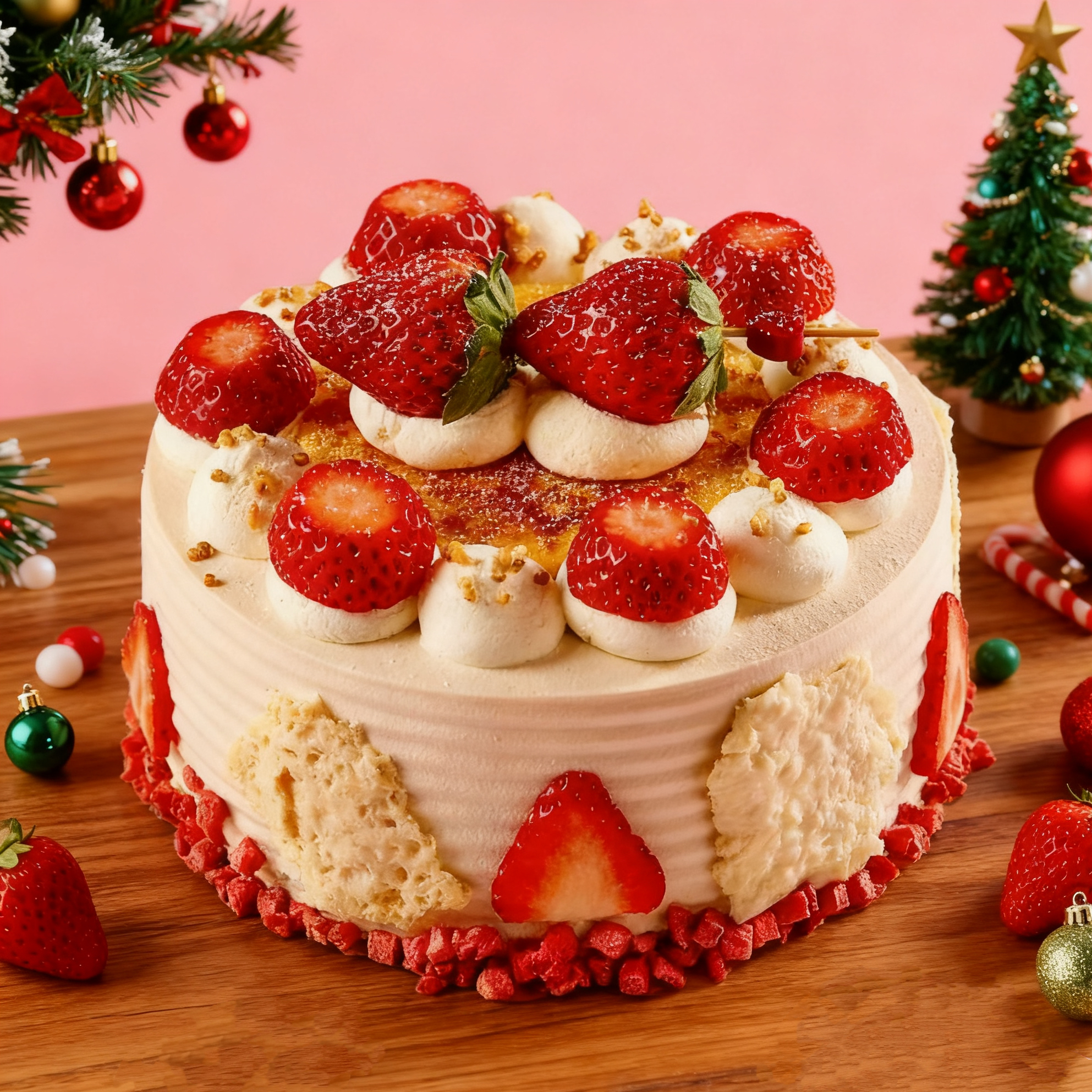 新品丨奶莓皮子（焦糖海盐榛子脆脆蛋糕）