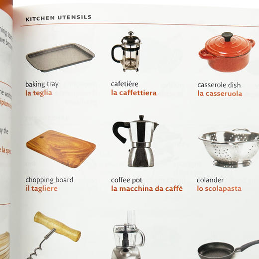 Collins柯林斯意大利语图解词典 英文原版 Collins Italian Visual Dictionary 英语意大利语双语词典 全彩插图 进口学习工具书 商品图2