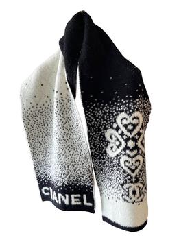 女款提花针织围巾 可配套he025