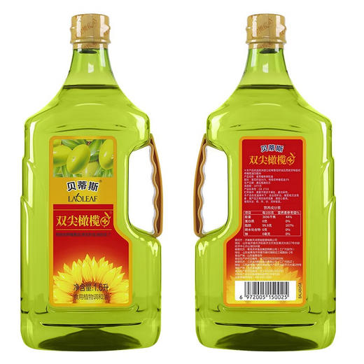 贝蒂斯双尖橄榄+葵花油1.6L 商品图2