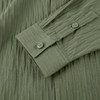 GXG男装【压褶工艺】春季时尚肌理感面料男款翻领长袖衬衫K&C 商品缩略图13