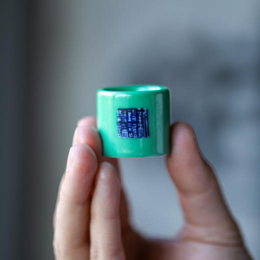 【曰何】 苔绿印章盖置（3） 商品图5