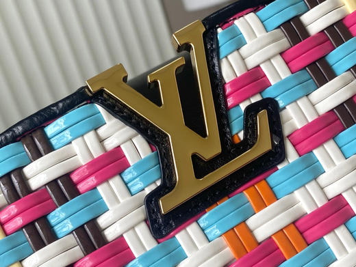 秋冬特惠💰1900 渠道级LV 新品 te级LV 全套包装 M22270/M48865五彩编织〰此款色彩绚丽的Capucines中号手袋 商品图3