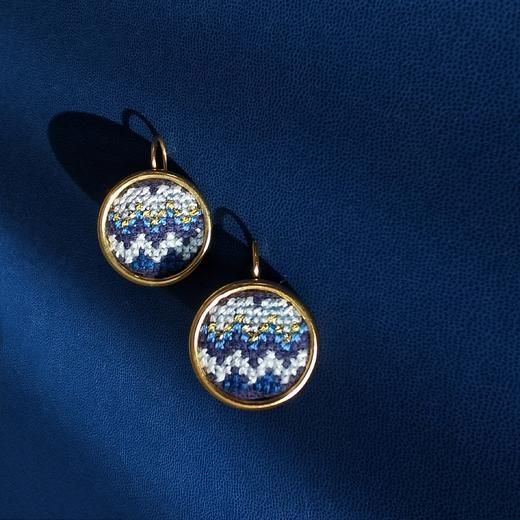心艺手作：努苏姆耳环 Nuusum Blue Earrings 商品图1