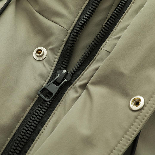 罗蒙冬季羽绒服男士时尚拼接大口袋休闲连帽防风保暖羽绒服外套 商品图14