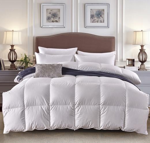 【一周内发货】【95%巨鹅羽绒被】优质白鹅绒 蓬松 轻盈保暖 吸湿透气 两种尺寸任选 商品图1