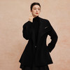 QH954斯尔丽25新款静奢风精致亮片大翻领显瘦一手长双面呢羊毛大衣 商品缩略图0